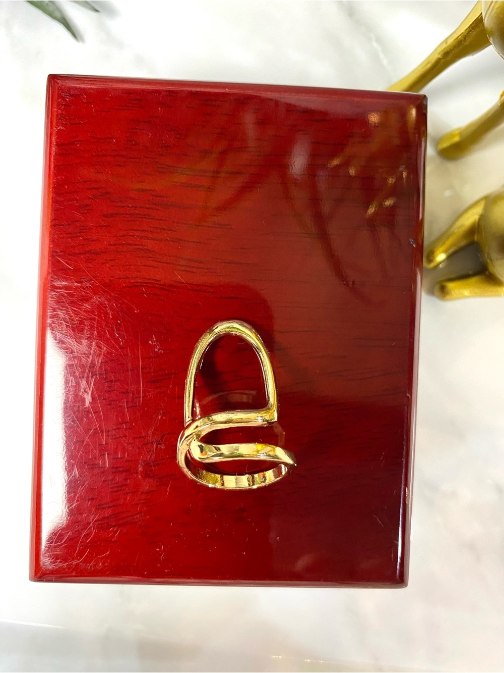 NWT Around the Bend Gold-Tone Statement Ring